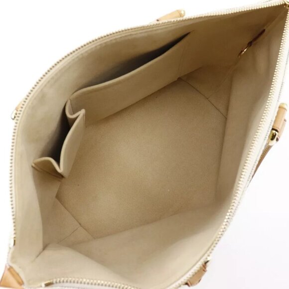 LOUIS VUITTON Saleya PM Handbag N51186 White Damier Azur Canvas Women - Picture 8 of 12